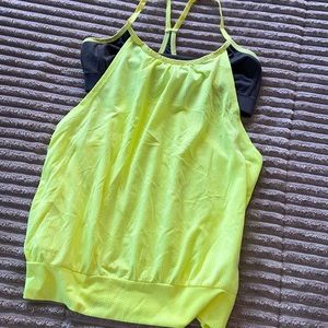 Work out top with built in bra